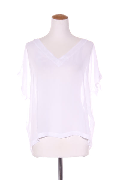 IVYBLU (NZ) 'V' neck chiffon relaxed top! 8-12