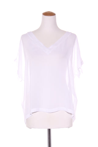 IVYBLU (NZ) 'V' neck chiffon relaxed top! 8-12