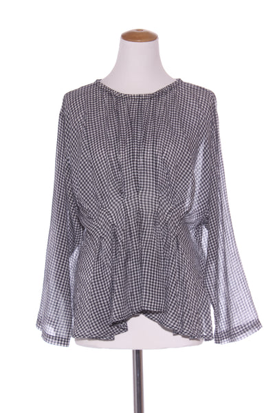 GREGORY (NZ) Pin-tuck pleat blouse - Check! 14