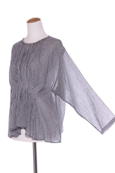 GREGORY (NZ) Pin-tuck pleat blouse - Check! 14