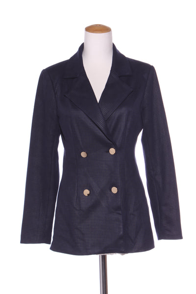 AMAYA "Saint" navy houndstooth blazer! 10