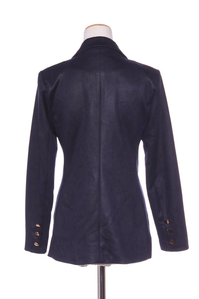 AMAYA "Saint" navy houndstooth blazer! 10