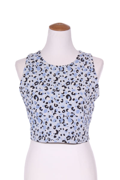 SWEAT REPUBLIC - Blue leopard print crop tank! 16