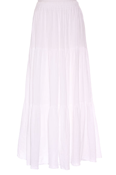 MOOLOOLA - Textured rayon tiered maxi skirt! 14