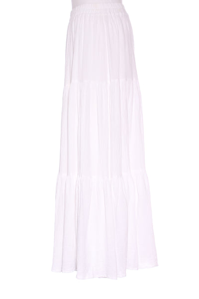 MOOLOOLA - Textured rayon tiered maxi skirt! 14
