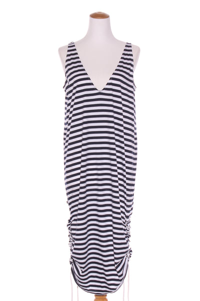 MOOCHI (NZ) "Ripple" stripe midi dress! 10-12