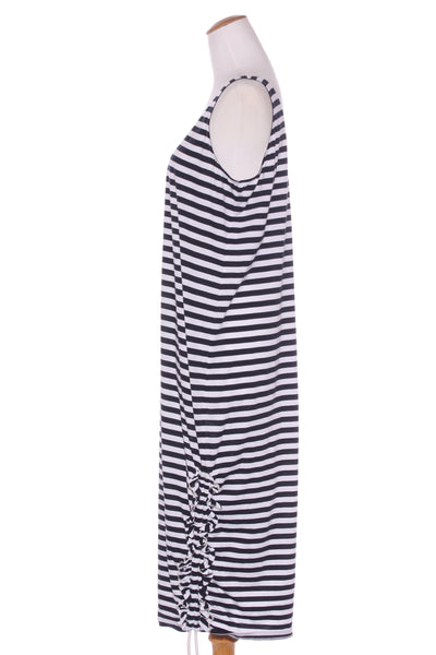 MOOCHI (NZ) "Ripple" stripe midi dress! 10-12