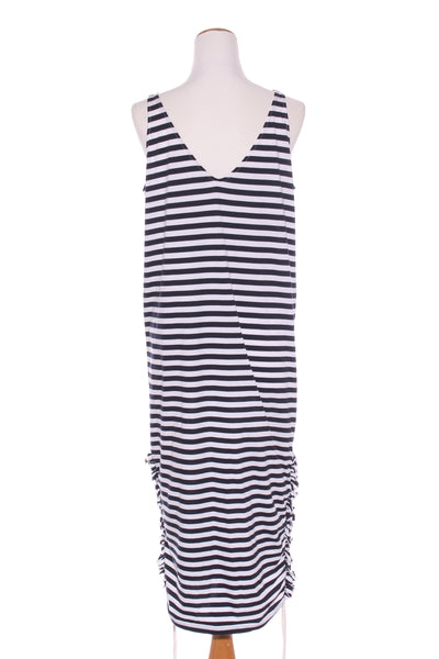 MOOCHI (NZ) "Ripple" stripe midi dress! 10-12