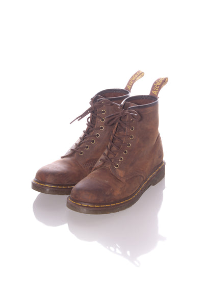 DR MARTENS - Crazy horse leather boots - Brown ! 10