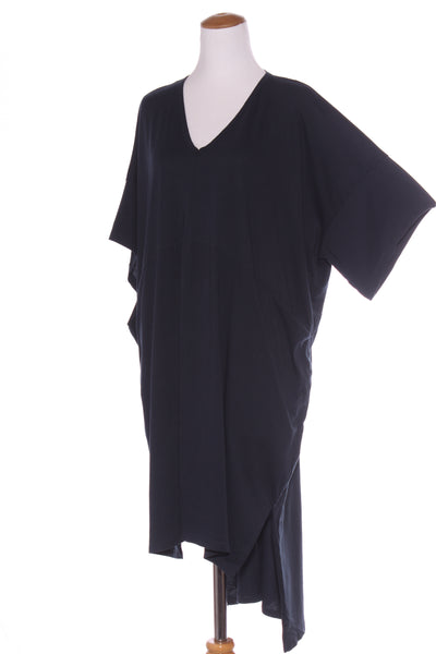 GAARD - Step hem dress with pockets - Navy! 14-18