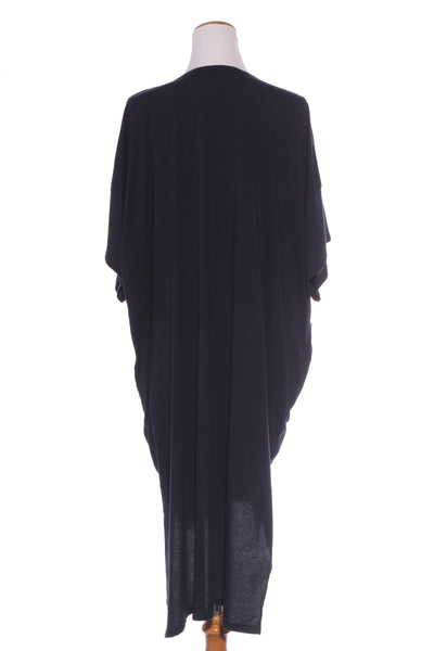GAARD - Step hem dress with pockets - Navy! 14-18