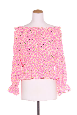 AUGUSTINE - Off the shoulder pink blossom print top! 12
