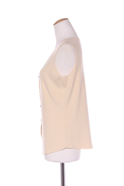 M&S "Soft touch" knit waistcoat! 12 Oatmeal