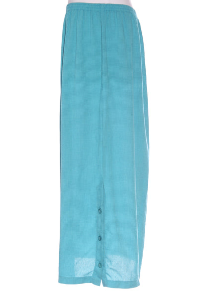 BLACK PEPPER (AU) Vintage teal gingham midi skirt! 16