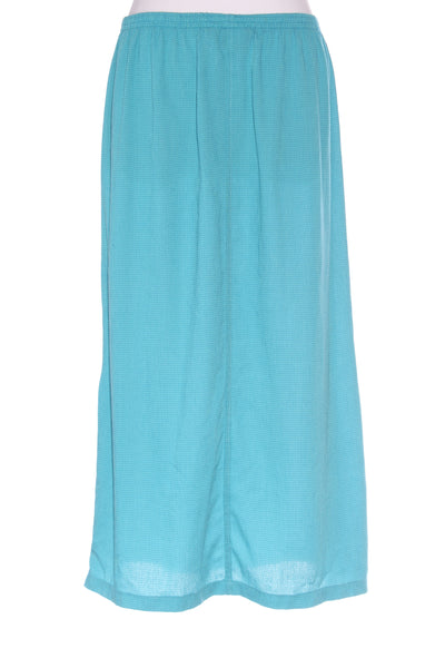 BLACK PEPPER (AU) Vintage teal gingham midi skirt! 16