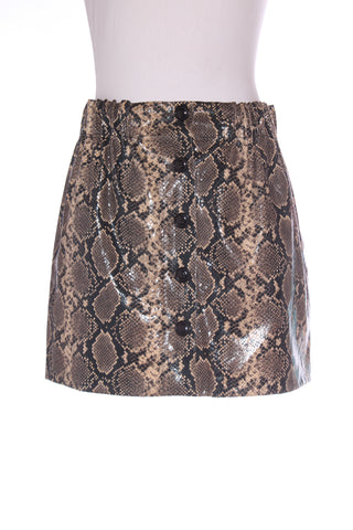 ZARA - Snakeskin pleather mini skirt! 12