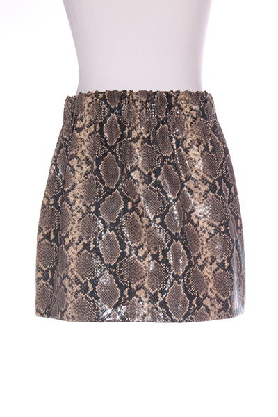 ZARA - Snakeskin pleather mini skirt! 12