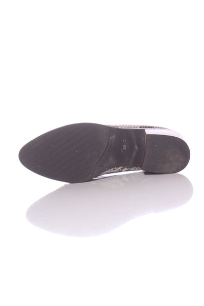 ISABELLA ANSELMI - Snakeskin leather loafer! 38