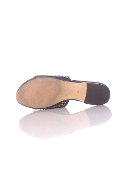 MIMCO "Venus" woven leather slides! 38