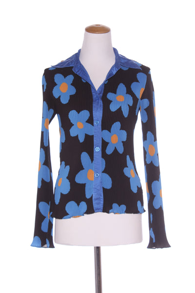 ARTHUR - Daisy print crimped shirt! 8-10