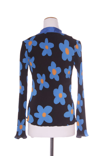 ARTHUR - Daisy print crimped shirt! 8-10