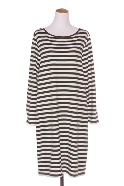 KOWTOW - Breton dress - Deep green stripe! 18