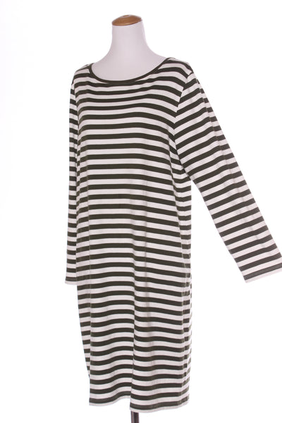 KOWTOW - Breton dress - Deep green stripe! 18