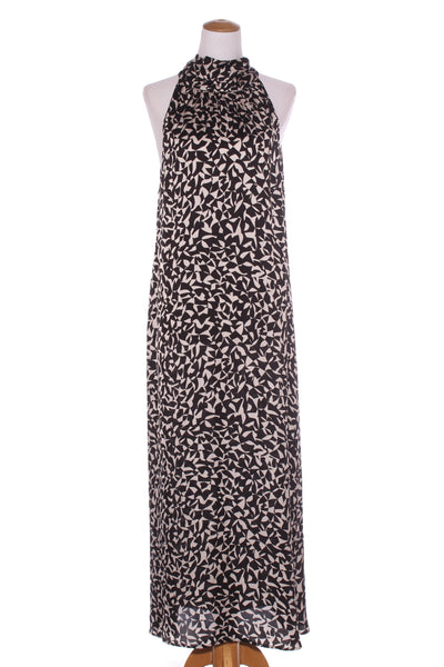 MAX - Viscose satin halterneck maxi dress! 16