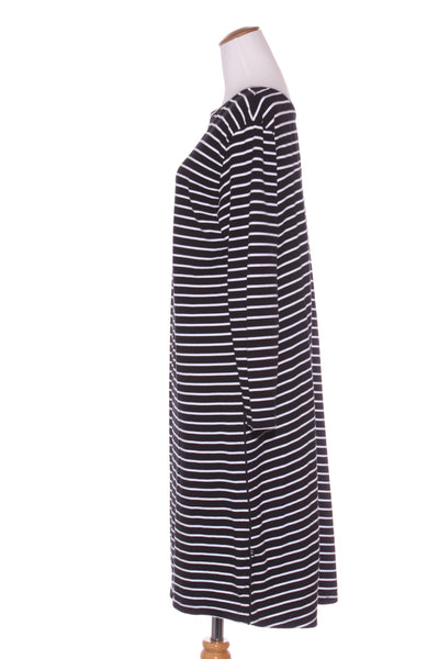 MOOCHI 6&7 Stripe cotton L/S midi dress! 14