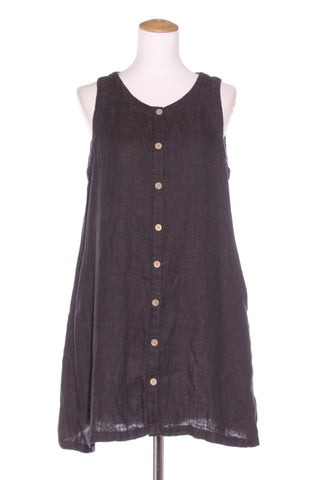 SMILE CLOTHING - Linen button up tuinc/vest! 10-12