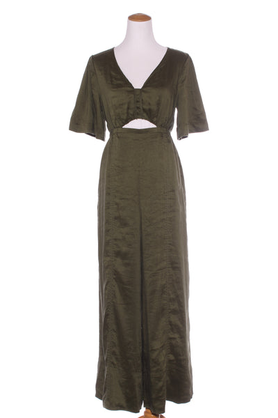 COUNTRY ROAD - Tailored linen/silk cut out jumpsuit! 12