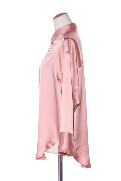 H&M - Blush pink satin shirt! 10-12