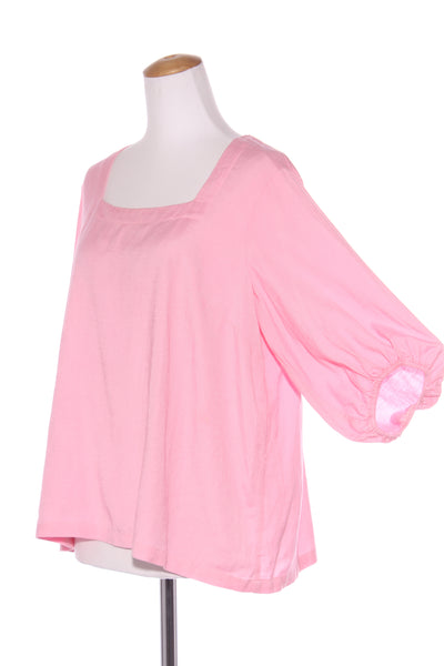 THE EDIT By Caitlin Taylor - Pink linen top! 12