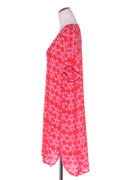 BRIARWOOD - Pink/orange printed dress + pockets! 12
