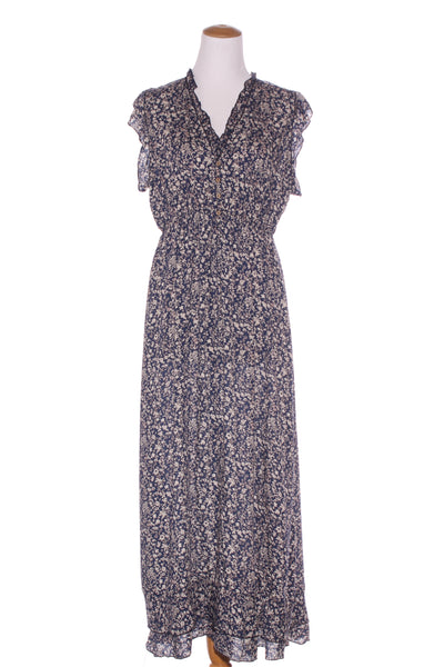 CAROLINE MORGAN (LN) Navy floral maxi dress! 14-16