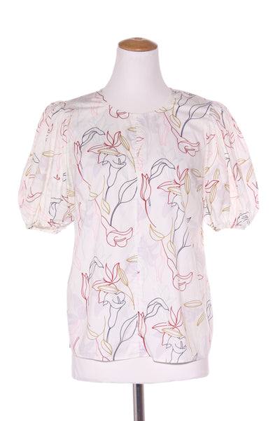 FINERY - Floral sketch puff sleeve top! 12