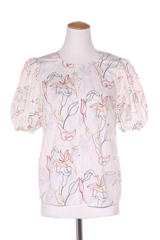 FINERY - Floral sketch puff sleeve top! 12