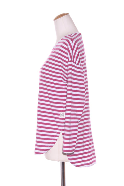 ELM - Mulberry stripe Lauren L/S top! 6-10