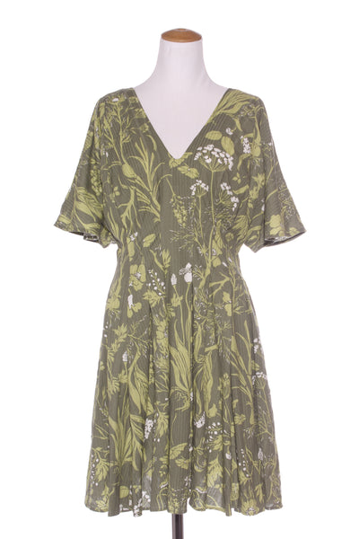 KAREN WALKER "Florence" organic cotton mini dress! 10
