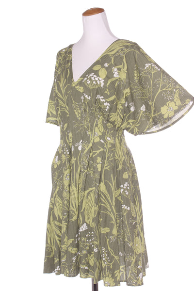 KAREN WALKER "Florence" organic cotton mini dress! 10
