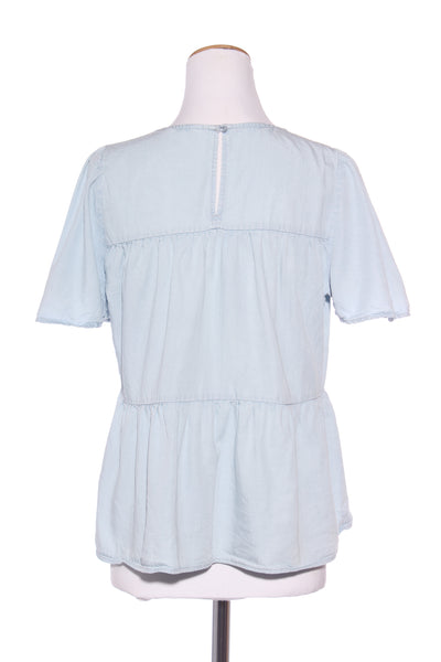 ZEST - Chambray tiered top! 12