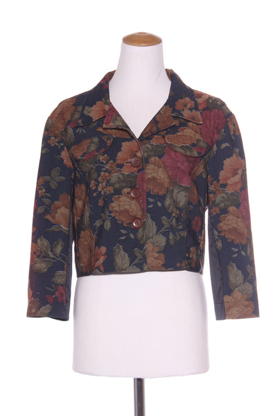 ANNAH S (NZ) Crop floral jacket! 14
