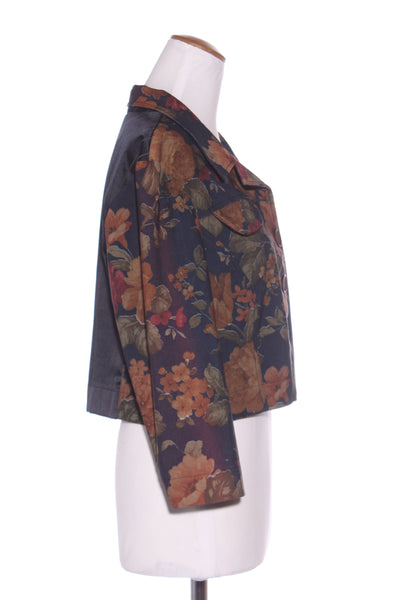 ANNAH S (NZ) Crop floral jacket! 14