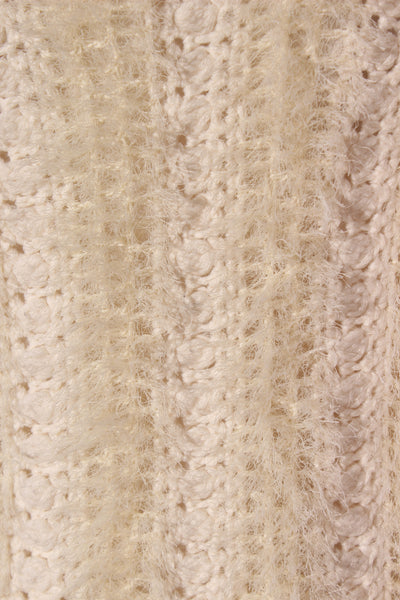 RUBY - Wool blend faux fur + cable knit jacket! 10-12