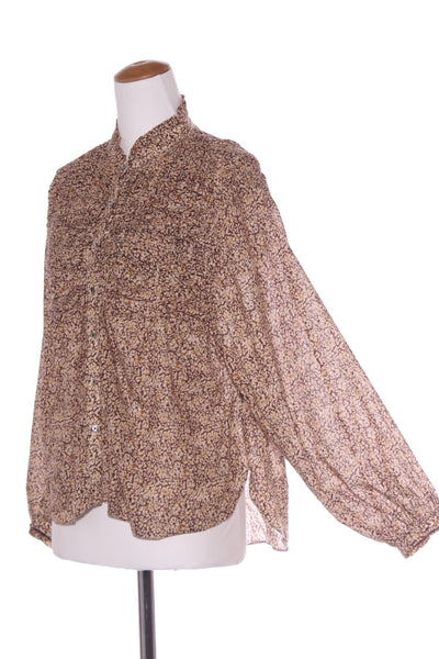 REMAIN - Pintuck detail cotton shirt - Desert flower! 10-14