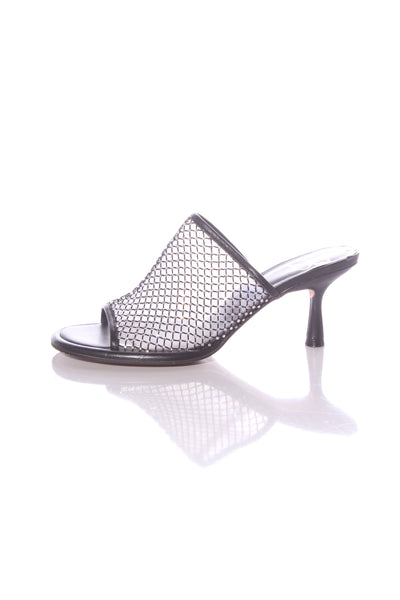 TED BAKER "Celya crystal mesh" heeled mules! 41