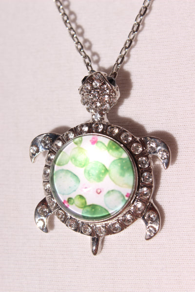 SNAPALICIOUS GEMS (BN) Interchangeable turtle necklace!