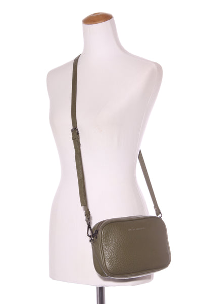 STATUS ANXIETY - Leather Plunder bag - Khaki!