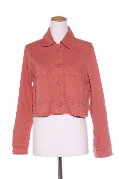MAX - Crop denim jacket - Red clay! 12