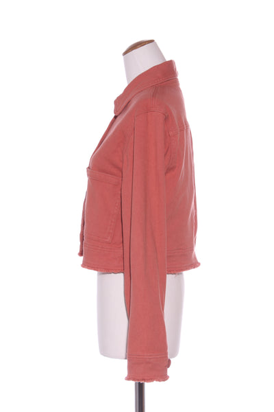 MAX - Crop denim jacket - Red clay! 12